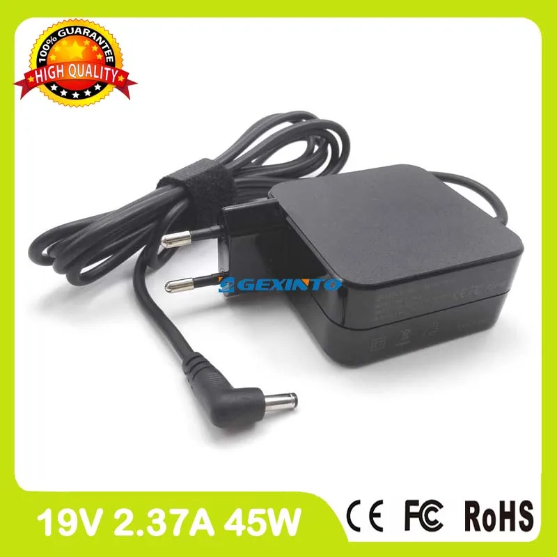 

19V 2.37A 45W laptop ac adapter charger for Asus VivoBook Flip 14 TP410UA TP301UA TP501UA TP501UAM TP510UA X505BA X507UA EU Plug