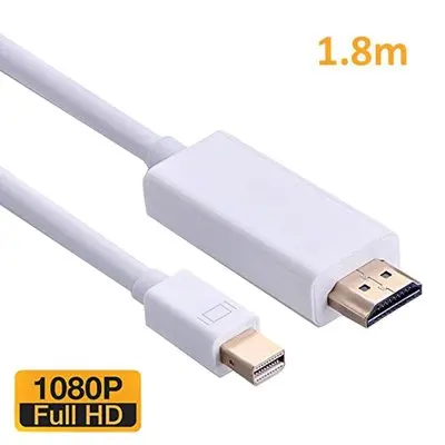 Переходник с дисплейного порта MiniDP на HDMI Cable1.8m кабель со штыревыми соединителями