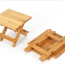 Детские стулья для детского сада бамбуковая квадратная складная детская мебель 26*25*28 см горячая новинка г. модная качественная