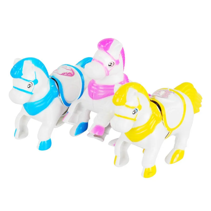 MrY пластиковые заводные весенние ветрозащитные игрушки в форме лошади подарок для детей Новинка