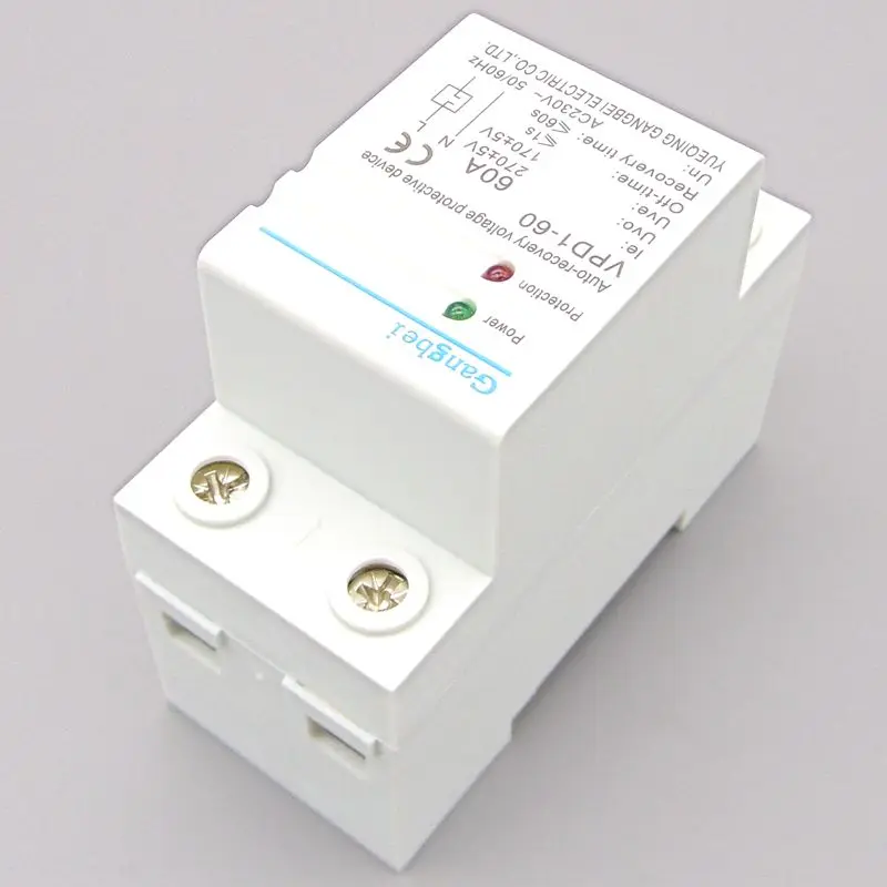 VPD1 60A 230V Din rail автоматическое восстановление подключения под напряжением и