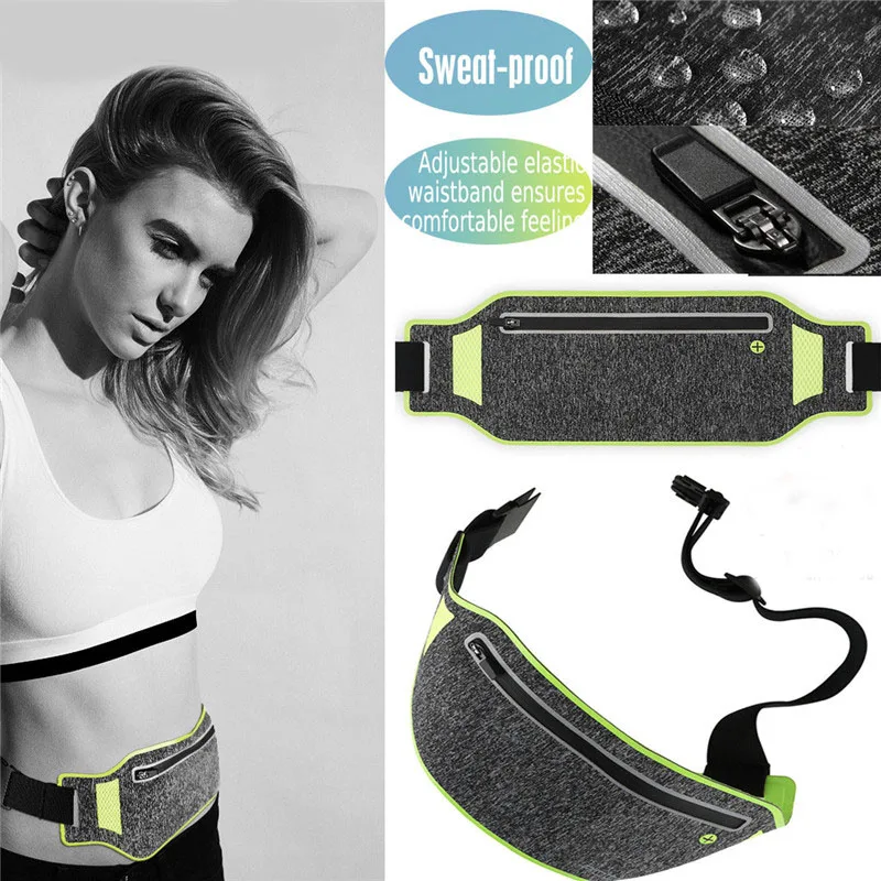 Running Waist Belt Sports Running Jogging Cycling Cell Phone Bag Pouch Waist Bag Pack Fitness Sac Trail Running Homme