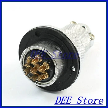 

P25-7 Core 25mm 7 Pin CNC Stainless Steel Male Female Aviation Connector