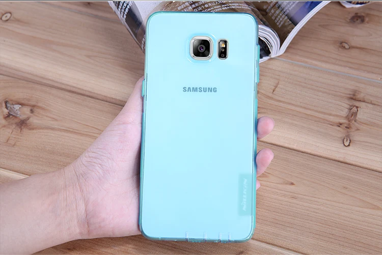 Для samsung Galaxy S6 Edge Plus чехол Nillkin серии Nature задняя крышка прозрачный мягкий TPU чехол для samsung S6 Edge Plus