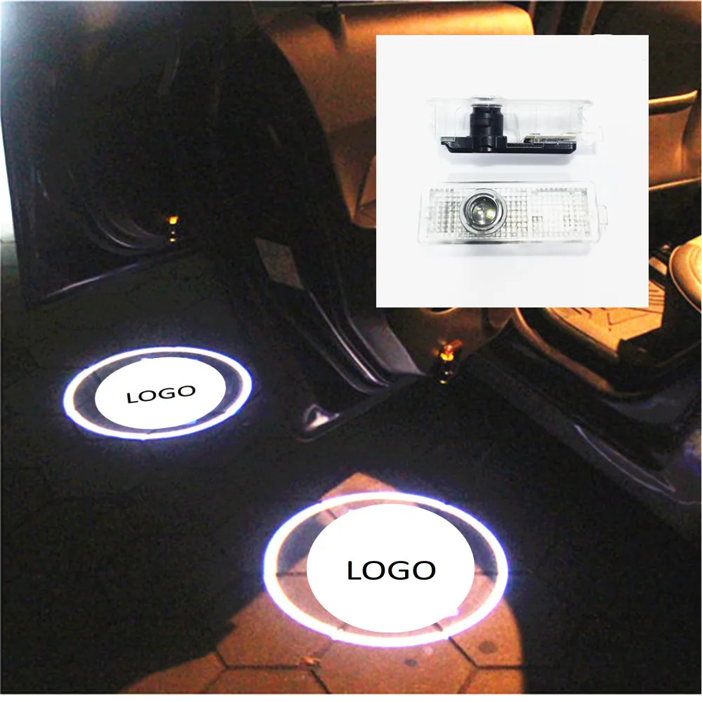 

LED car accessories styling Door Courtesy Light with Logo For Jaguar for Land Rover Wireless Projector Laser Ghost Shadow Plug