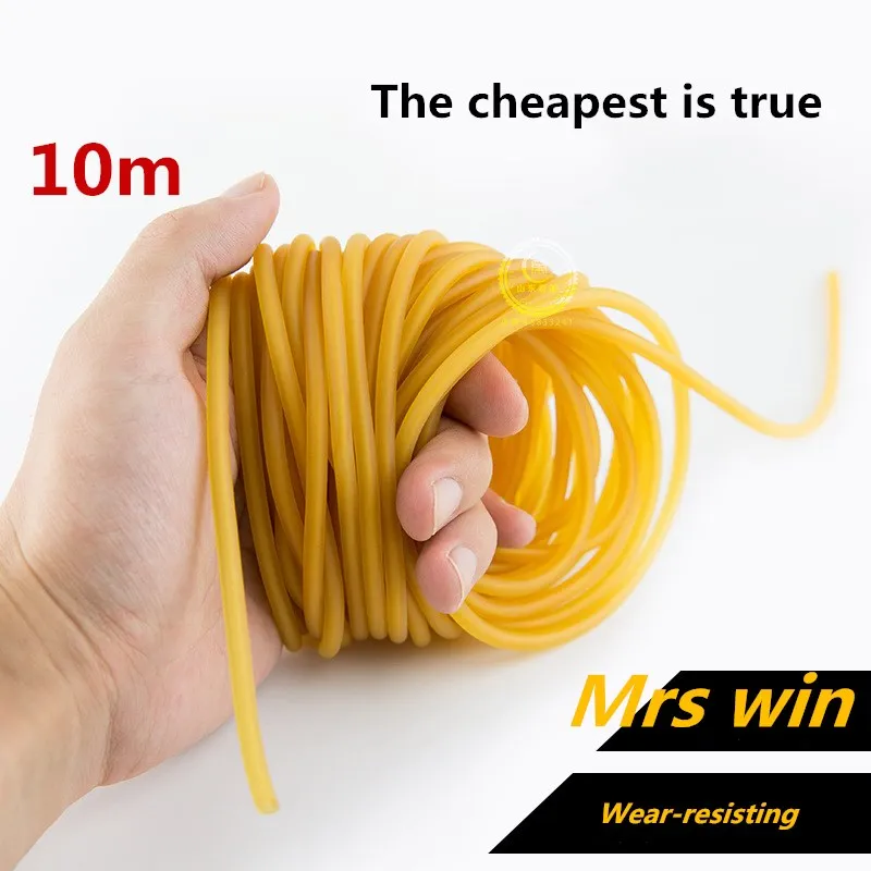 

Hunting Shooting 10m Natural Latex Slingshots Rubber Tube Bow Rubber Band Catapult Elastic Part Fitness Bungee Equipment Tool