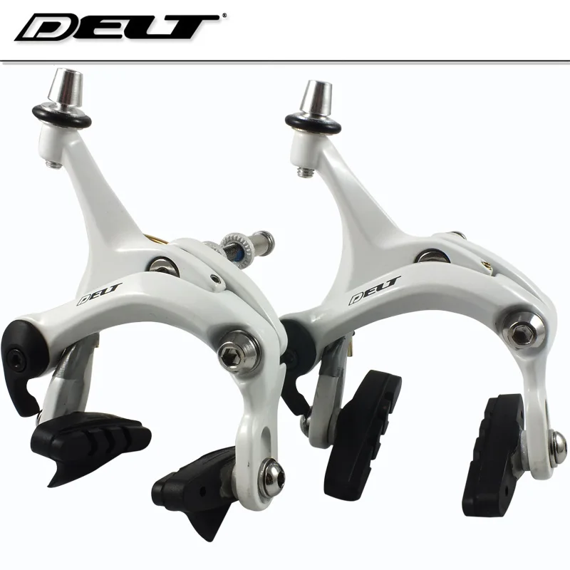 

MTB road fixed gear Cycling bike Bicycle brake caliper C brake side pull brake caliper arm length 47-62MM white