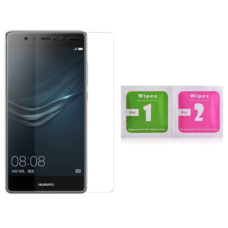 10 шт 2D защита экрана закаленное стекло для Huawei P8 P8Lite 2017 P9 P9Lite P10 Lite Plus Honor 8