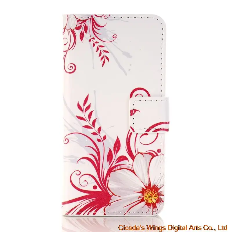 Для apple iphone 8 7 6 6 S Plus X XS MAX XR 5s SE 5 pu кожаный чехол для телефона с бабочками Fly Flower Painted flip Wallet слоты для карт