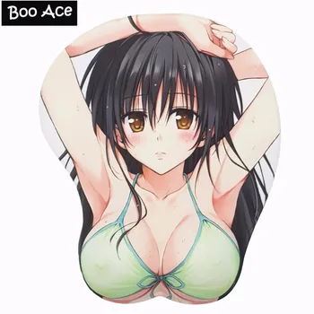 

Kotegawa Yui Anime TO LOVE 3D Oppai Mouse pad with Soft Wrist Rest H2.8cm/1.1"