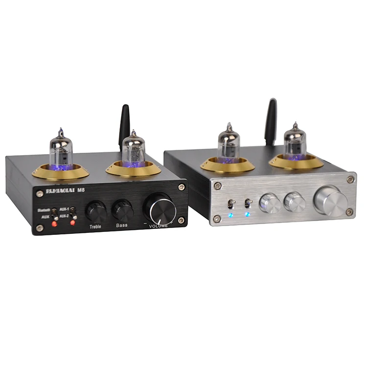 Новый M8 HIFI 6J1 трубчатый Bluetooth цифровой усилитель TPA3116 аудио мощности|Усилители