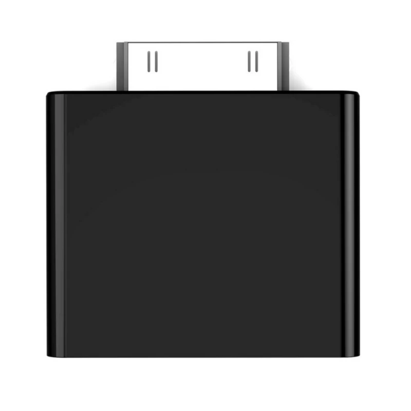 30Pin Bluetooth передатчик адаптер Hifi аудио ключ доступа для iPod Классический сенсорный беспроводной карты вспомогательный приемник адаптер для наушников - Цвет: Черный