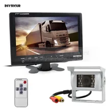 DIYSECUR 12V-24V DC 9″ Car Monitor Rear View Kit Backup Waterproof CCD Camera System Kit for Bus Horse Trailer Motorhome