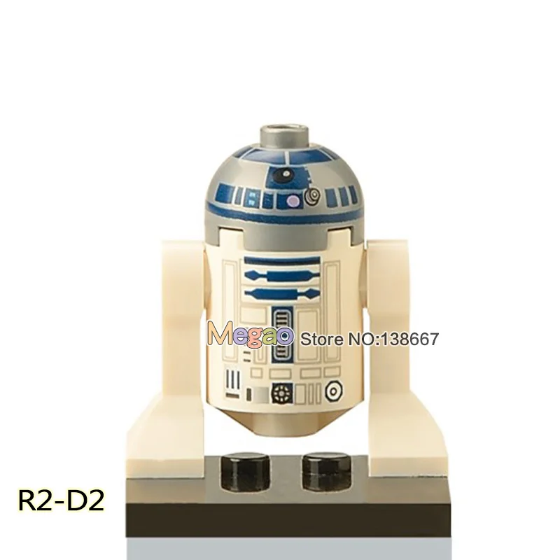 

Single sale Star Wars R2-D2 XH332 R4-P17 Luke Anakin Anakin Action Legoing Building Blocks Education Model Toys Bricks Children