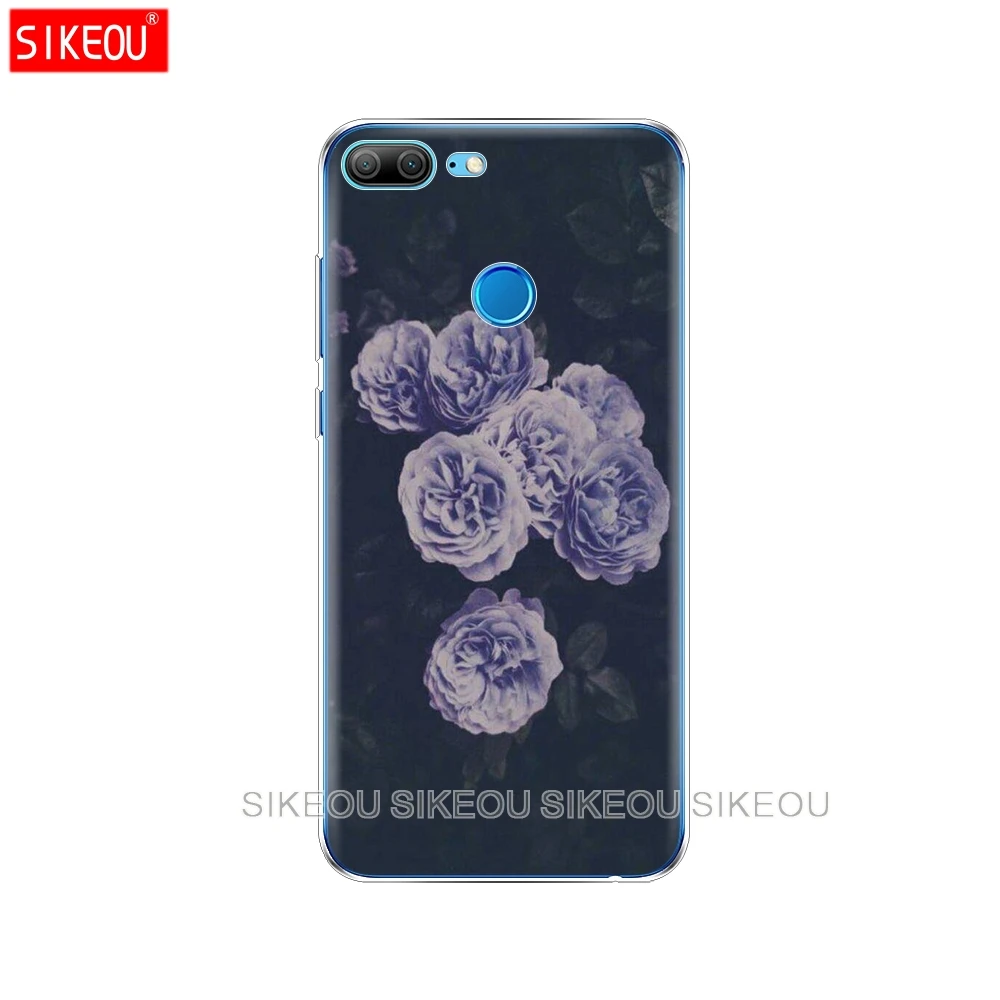 Силиконовый чехол для телефона Huawei Honor 10 V10 3c 4C 5c 5x 4A 6A 6C pro 6X7X6 7 8 9 LITE фиолетовый летний пионы цветок пион - Цвет: 73833