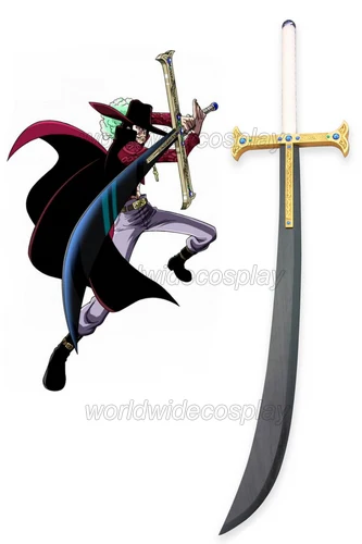 Цельный Mihawk косплей меч Широкий Бесплатная доставка для Хэллоуина и