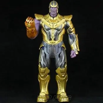 

36CM Avengers Endgame Thanos Figurine Dolls Toys PVC Movable Joint Action Figure Collectible Model Toy Birthday Gift
