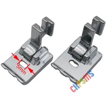Baixo Haste de Metal Duplo Welting Piping Cording Pé/Pés fit para Janome, Kenmore, irmão # CY-9908L 2 PCS