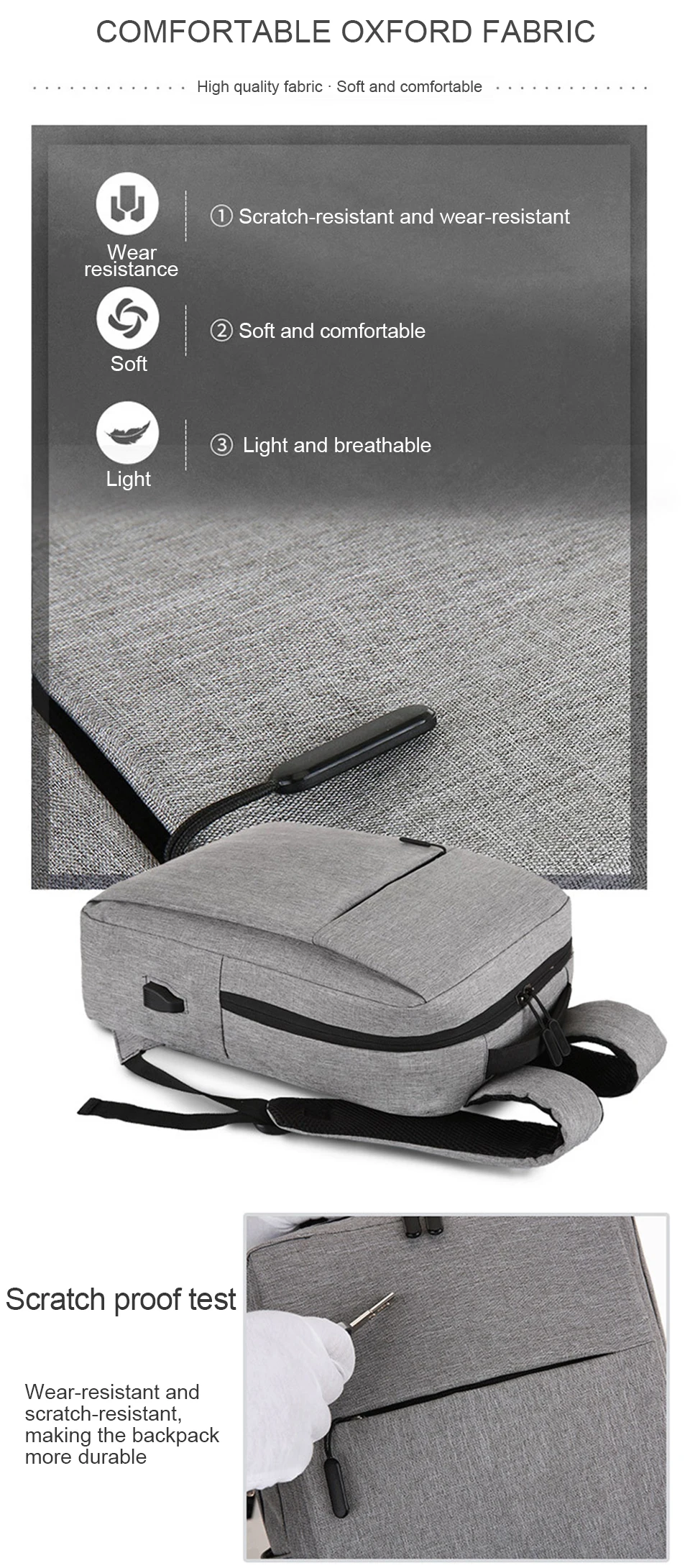 Mens Backpack 15.6 Inch Laptop Backpacks Male Notebook Back Pack USB Charging Travel Bagpack Student Waterproof Women Style Bags (6)