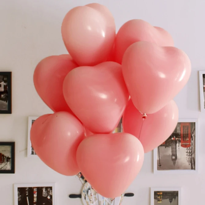 5 шт. 12 дюймов конфеты Макаруны латексные воздушные шары в форме сердца двухслойные гелиевые шары в форме сердца для свадьбы, дня рождения, вечеринки, украшения Globos - Цвет: red
