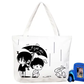

longmiao 2017 Cartoon Printed Paris Pig Zebra Striped Archor Beach Zipper Bag Canvas Tote Shopping Handbags femme de marque