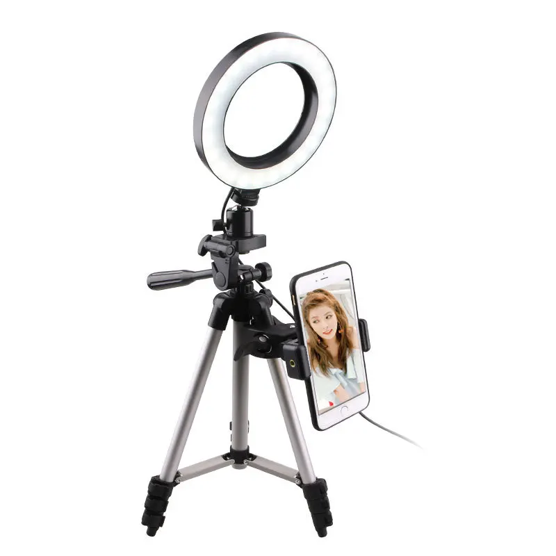

Photography light beauty light mobile live tripod anchor selfie photography desktop stand network led live light diameter 20cm