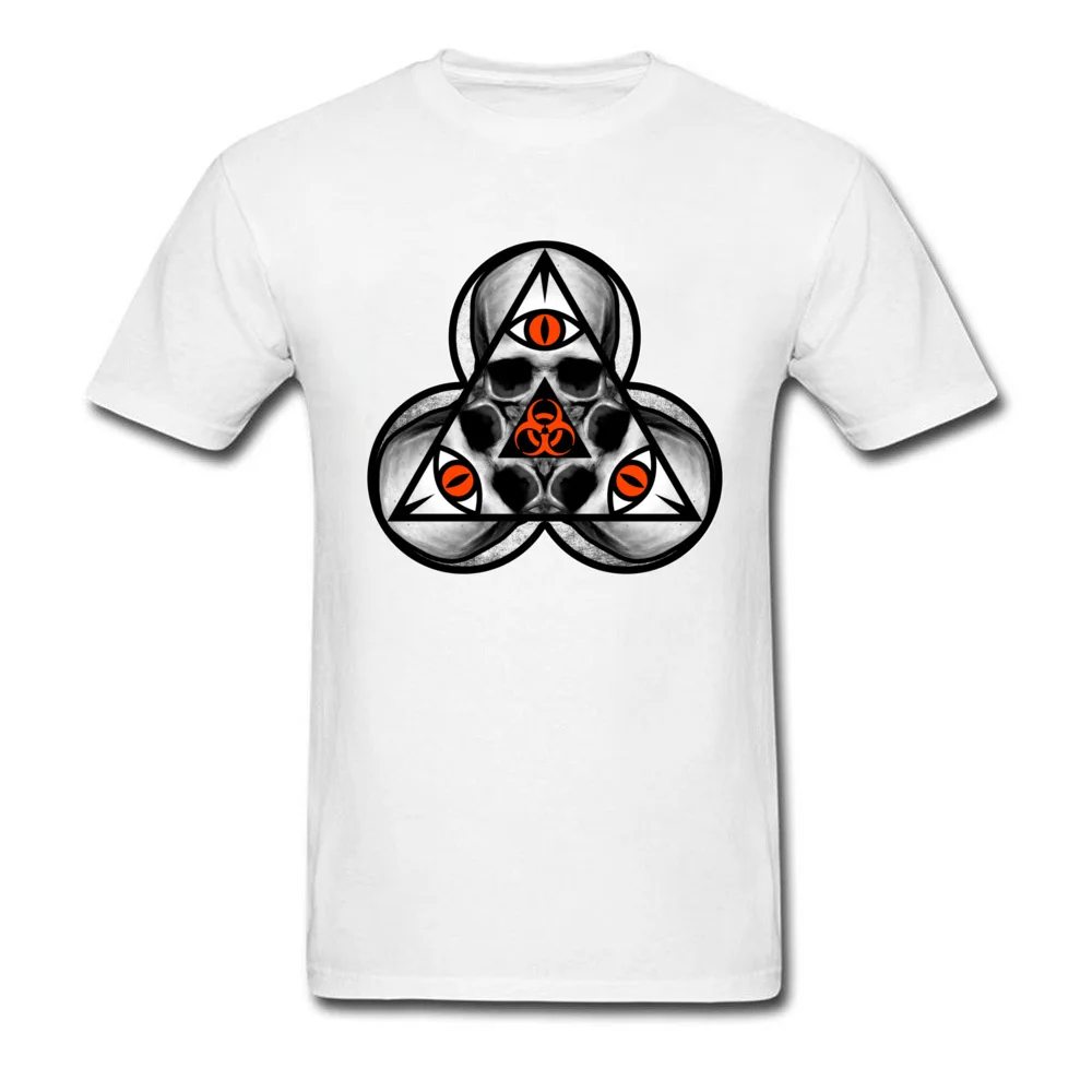 Biohazard TriSkull_white