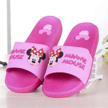 

Disney new summer sandals and slippers Men and women Mickey cartoon cute home slippers indoor bathroom anti-skid drag size 36-45