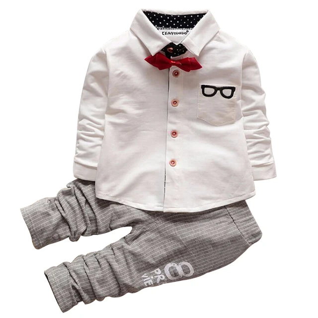 Aliexpress.com : Buy 2018 Baby Boys Clothes Set Long Sleeve Gentleman t ...