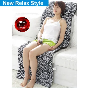 

2017 NEW Leopard pattern Thick Leopard Grain Electric Massage Mattress Cervical Massage Neck Back Legs Massager