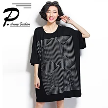 Женская мода lagenlook хлопковые однотонные Длинные футболки весна осень o-образным вырезом рукав "летучая мышь" свободные длинные топы футболки