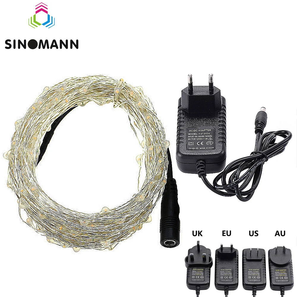 30m 300 LED Outdoor Christmas Fairy Lights Copper Wire LED String