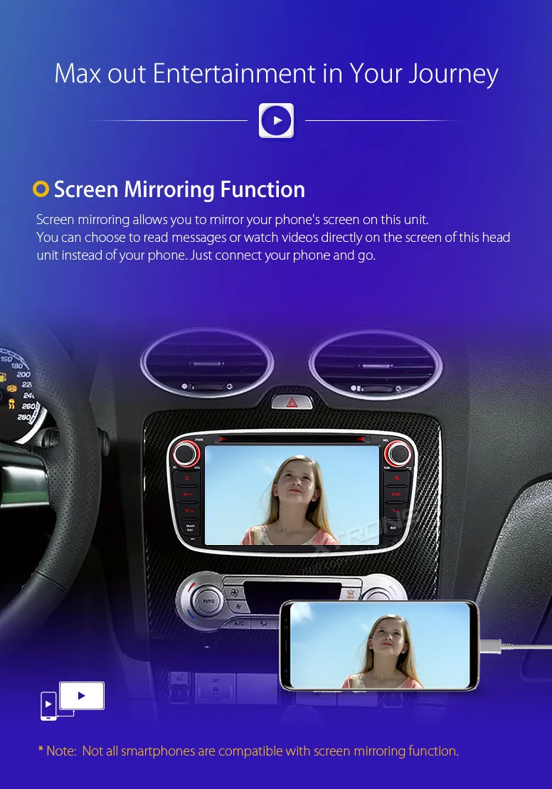 Discount XTRONS 7" Android 8.0 Octa Core Car DVD Player Radio GPS USB Navigation for Ford Focus II Mondeo S-Max C-Max Galaxy II Kuga 2011 14