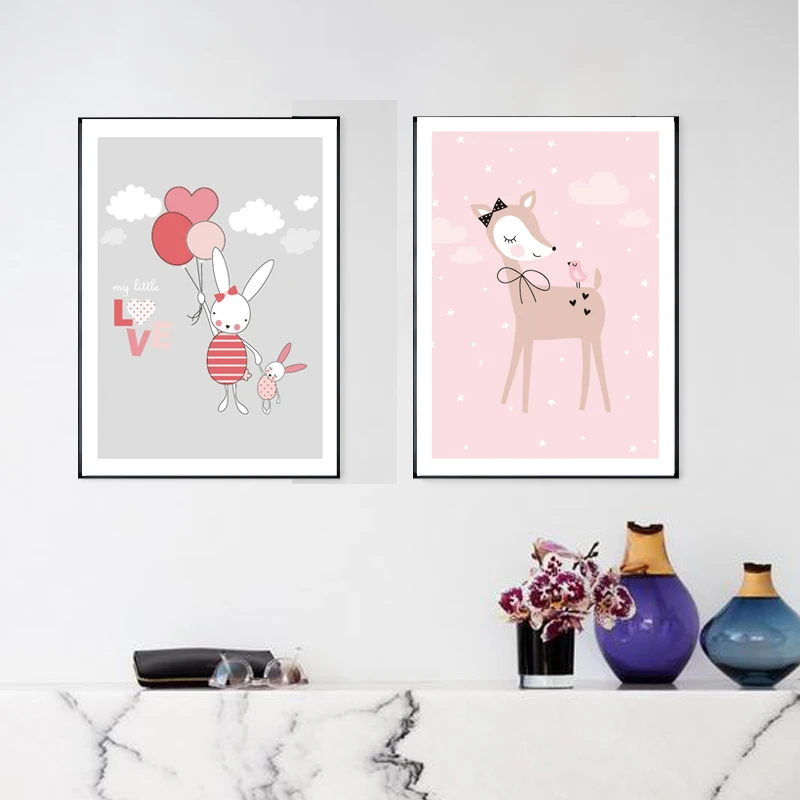 Cartoon Canvas Print Poster(1)