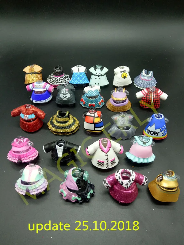 

new 1/3/6/12/ different original lol doll clothes dress accessories