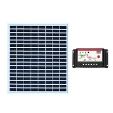 

BOGUANG Brand 18V 10W Solar Panel 330*285*17 mm + red 10A 12V 24V Solar Controller 10 Watt Solar Panels China And Charger