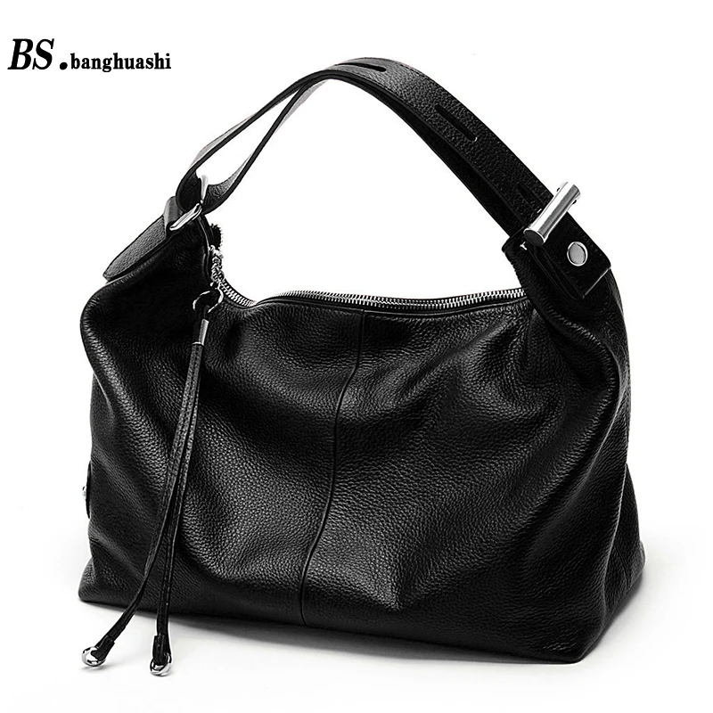 Simple and lightweight 2017 new solid color leather handbags casual shoulder bag famous designer ...