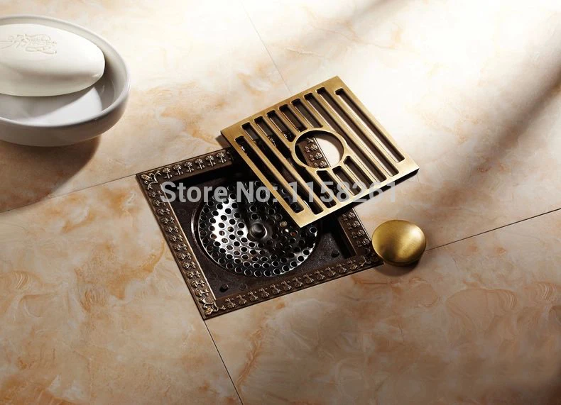 Квадратные дренажные решетки для ванной 12 х12 см|shower drain|grate drainbathroom floor drain |