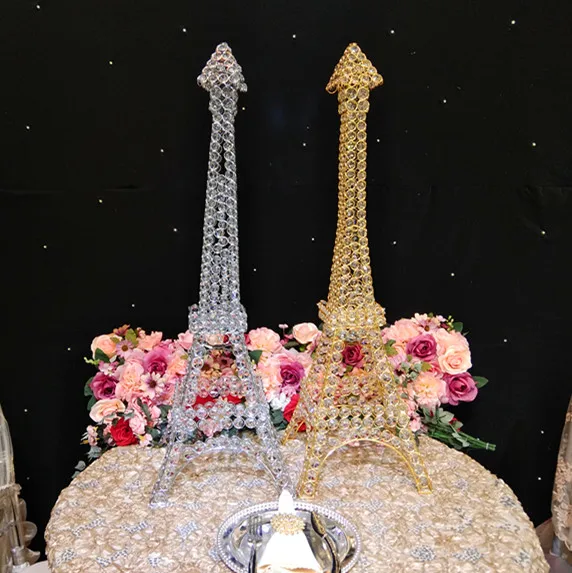 

Romantic wedding 2pcs/lots Candelabra centerpiece Towers crystal candle holder for wedding party