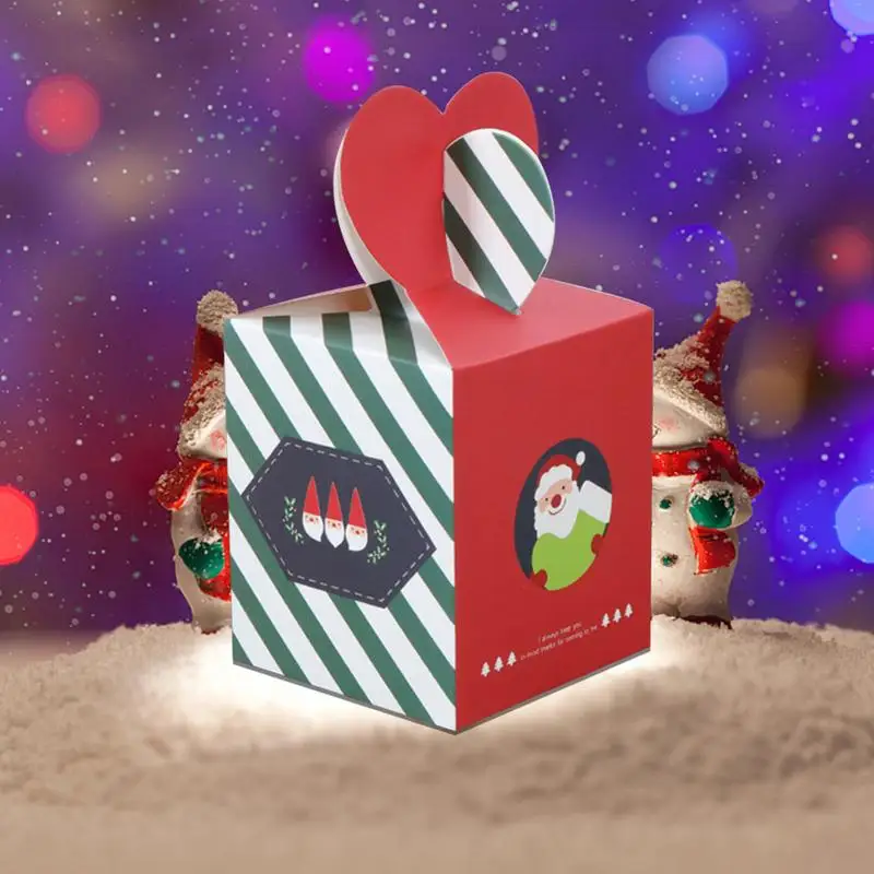 10 шт. Рождественская коробка с конфетами для хранения Детский подарок Box держатель Chritstmas декорации Multi Стиль Рождество Декор