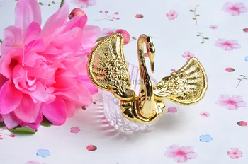 

Plain swan wedding boxes sillver swan gift boxes