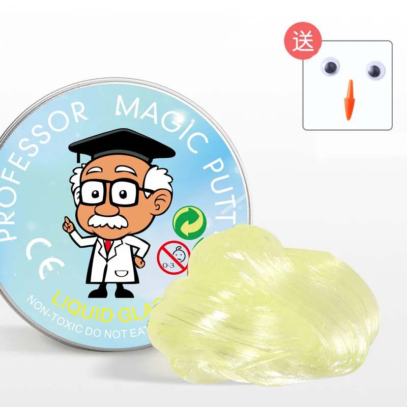 2019 Transparent Slime Toys Crystal Glue for Fluffy Putty Cloud Slime Plasticine Clay Light Polymer Kids Antistress Toy Gift (12)