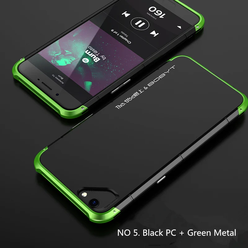 NO 5. Black PC + Green Metal