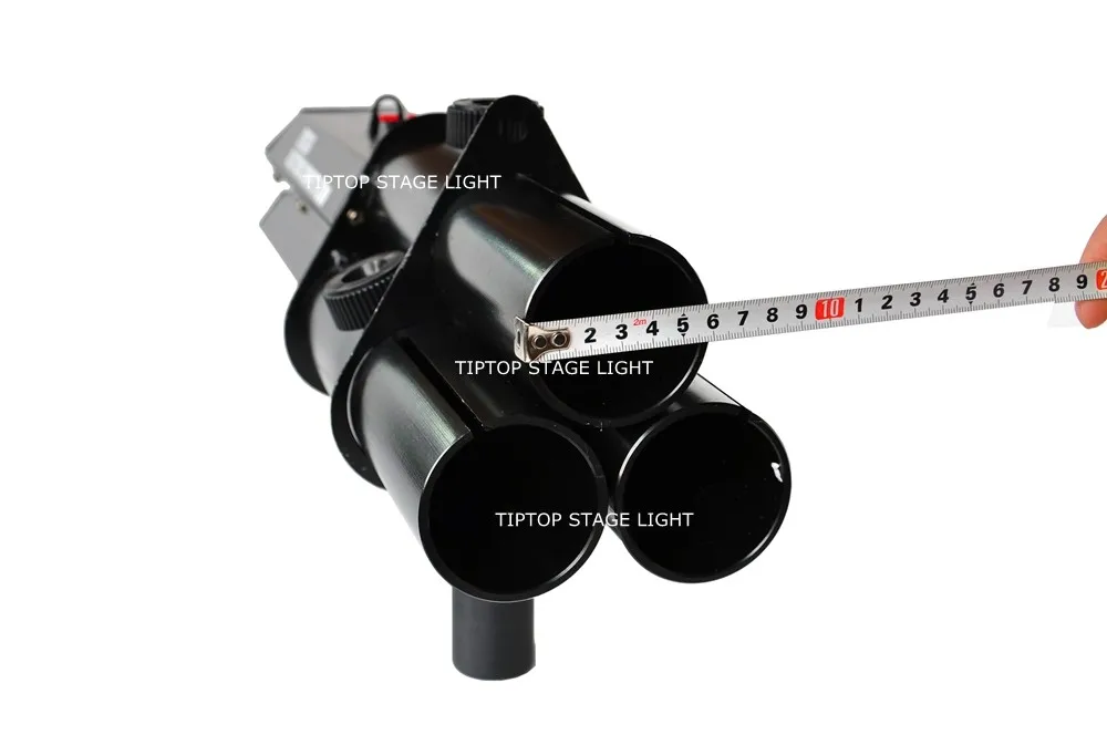 3 головки конфетти пистолет/FX конфетти пистолет для торжеств, свадеб, отверстий Профессиональный DJ конфетти пистолет сценический эффект машина