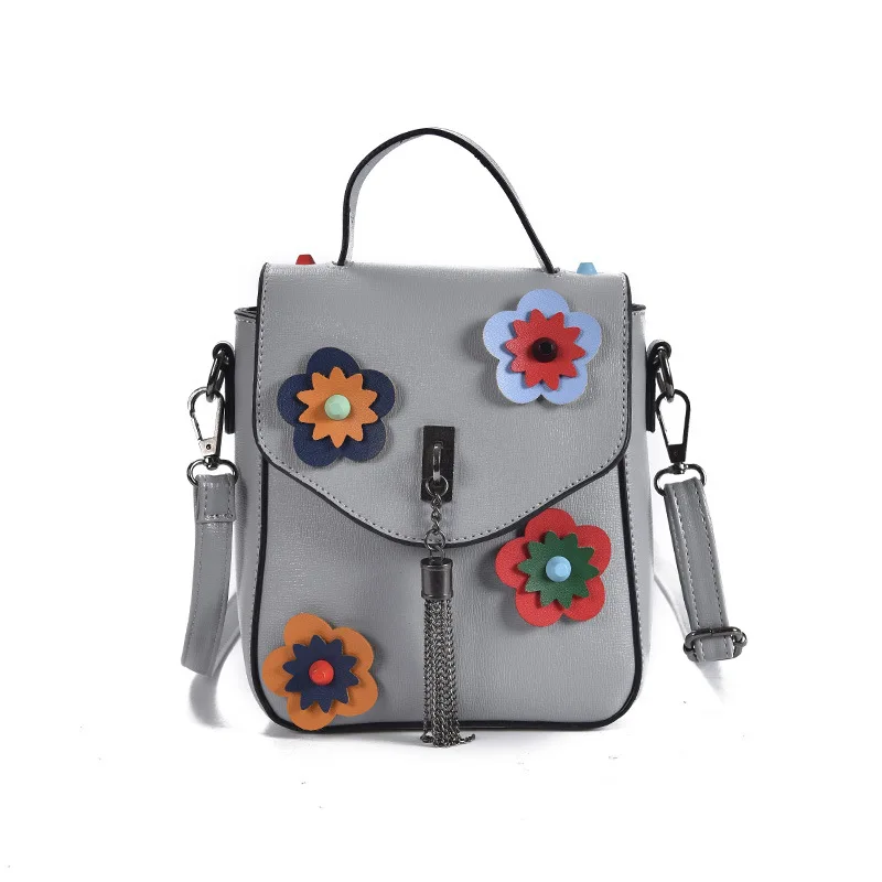 

3D Floral Mini Women Phone Bags Ladies Bolsa Feminina Fashion Coin Women Leather Handbags Crossbody Women Messenger Bags  a2310