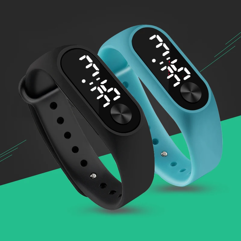 

New White Digital Watch Women Men Silicone Led Bracelet Watches Sports Casual Couple Wristwatch Children Student Fashion Clock