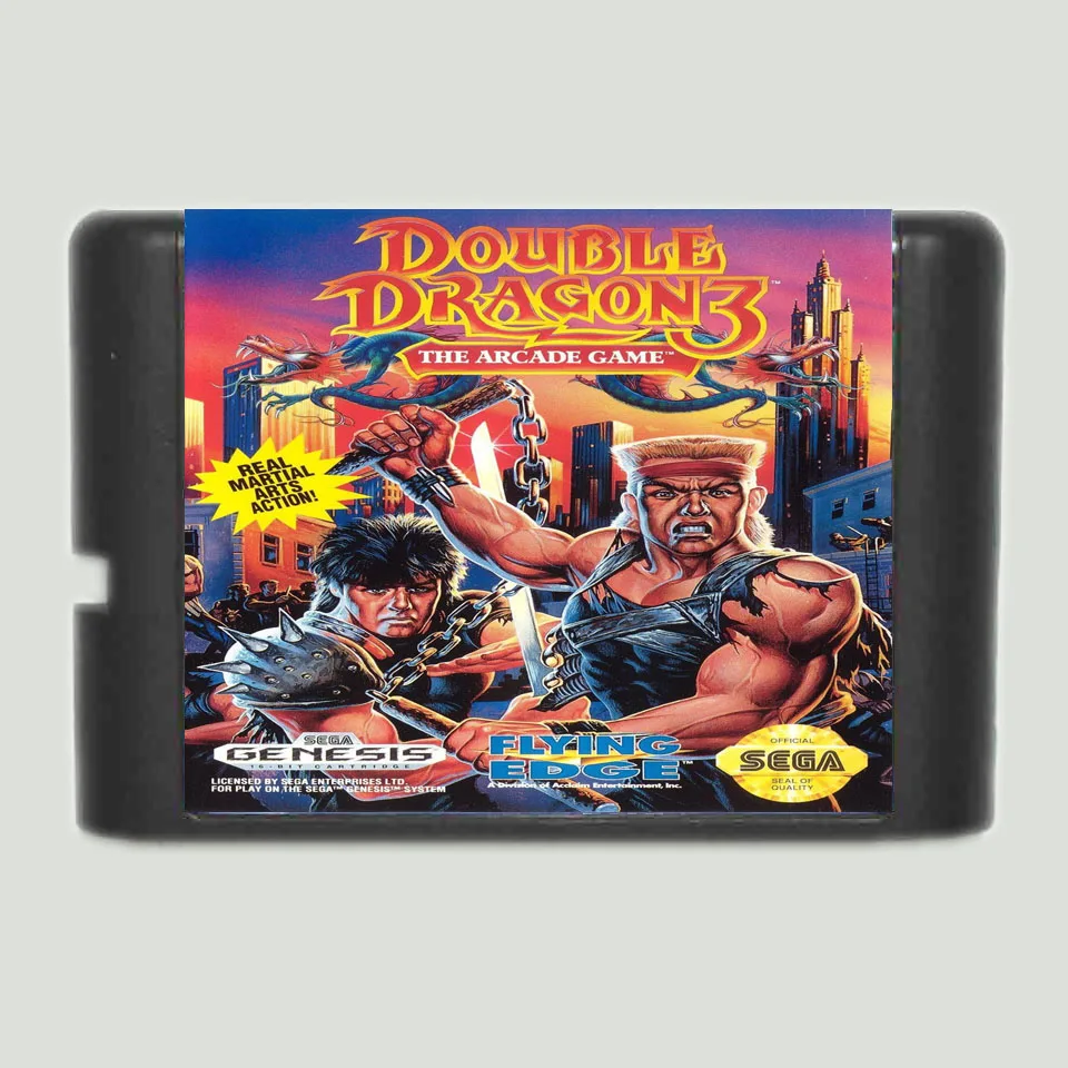 

Double Dragon 3 16 bit SEGA MD Game Card For Sega Mega Drive For Genesis