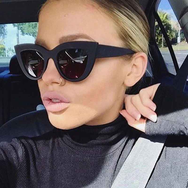 

Fashion Cat Eye Women Sunglasses Brand Designer Vintage Sun Glasses Female Retro Eyewear Oculos de sol Gafas Shades