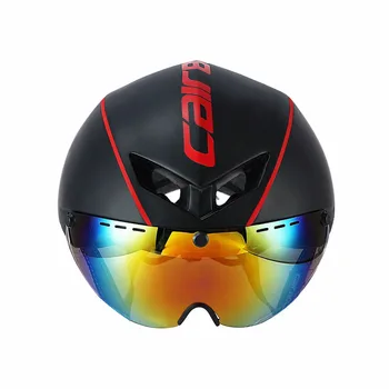 

2018 Cairbull New Model 8 Color Road Bike Helmet Aero AERO-R1 Goggles Bicycle Cycling Ultralight MTB TT Magnetic UV Sun Visor
