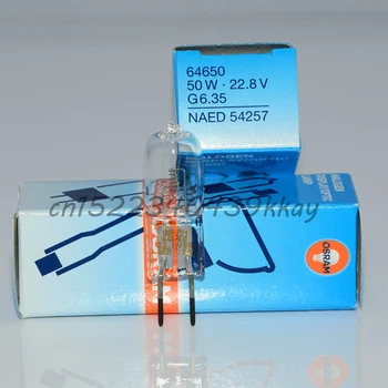 

OSRAM 64650 50W 22.8V halogen lamps G6.35 bulb,Dr.Mach Hanaulux surgical lights,operation room lighting